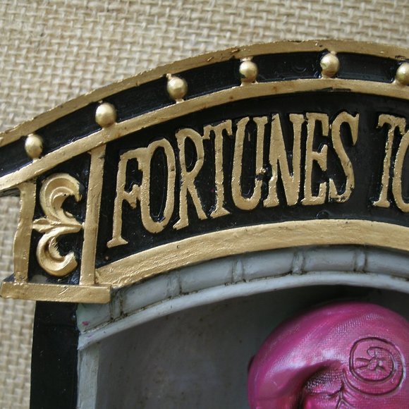 Accents Skeleton Fortune Teller Booth Figurine Crystal Ball Poshmark